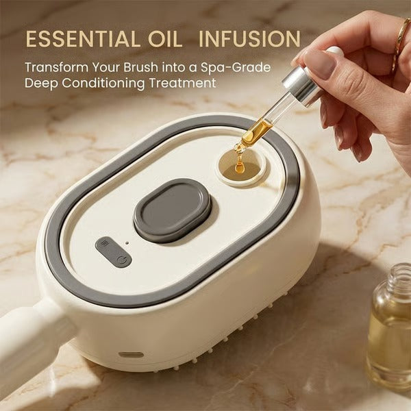 🩷Elektrischer Sprüh-Luftkissen-Massagekamm