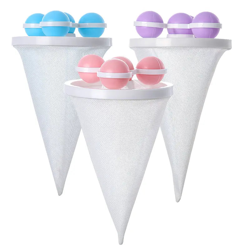 🔥 Flash Sale:Pet Hair & Lint Catcher – Reusable Floating Filter Bag – 3-Pack