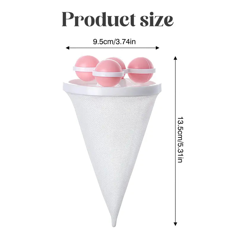🔥 Flash Sale:Pet Hair & Lint Catcher – Reusable Floating Filter Bag – 3-Pack