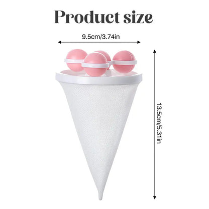 🔥 Flash Sale:Pet Hair & Lint Catcher – Reusable Floating Filter Bag – 3-Pack