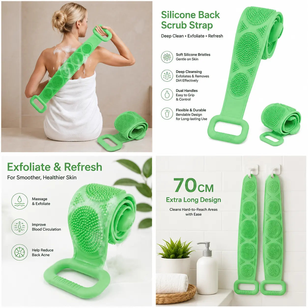 ⏰Limited Time Offer-Silicone Bath Body Brush