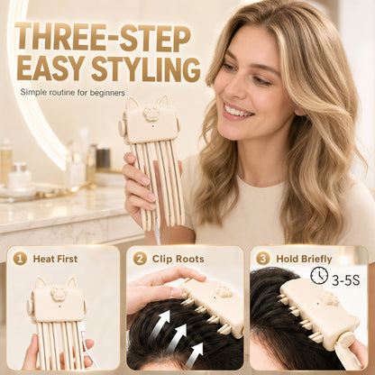 🔥 50% OFF – Root Volume Lifting Clip | Instant Lift, No Heat Damage, No Dents – Lightweight & Effortless 💁‍♀️
