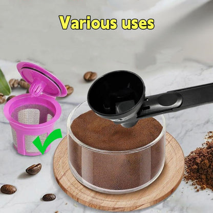 📢📢50% OFF !!🥄Protein Powder Sliding Spoon,High Quality Funnel ,Coffee Milk Smoothie Chocolate Powder Kitchen Utensils