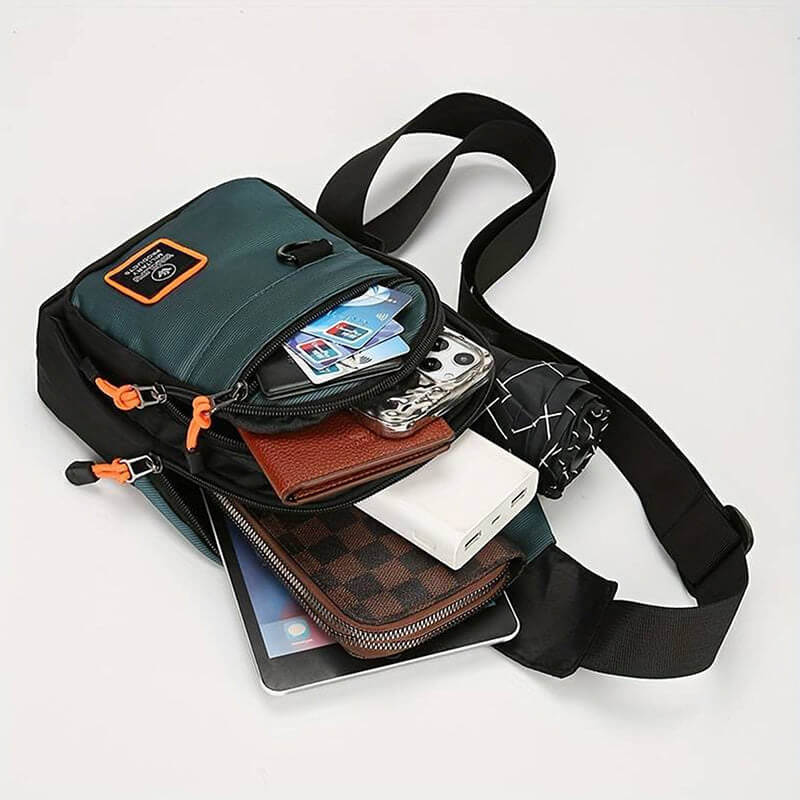 🎒 50% RABATT! 💼 Wasserdichte Umhängetasche mit mehreren Fächern – Verstellbarer Trageriemen – Ideal für Alltag, Reisen oder Ausflüge – trockener & sicherer Stauraum 🌧️✨