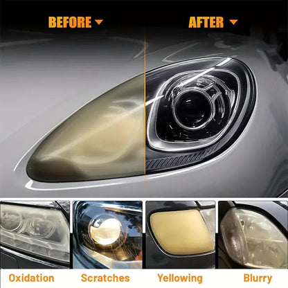 Headlight Restoration Fluid – Clear Finish & UV Guard