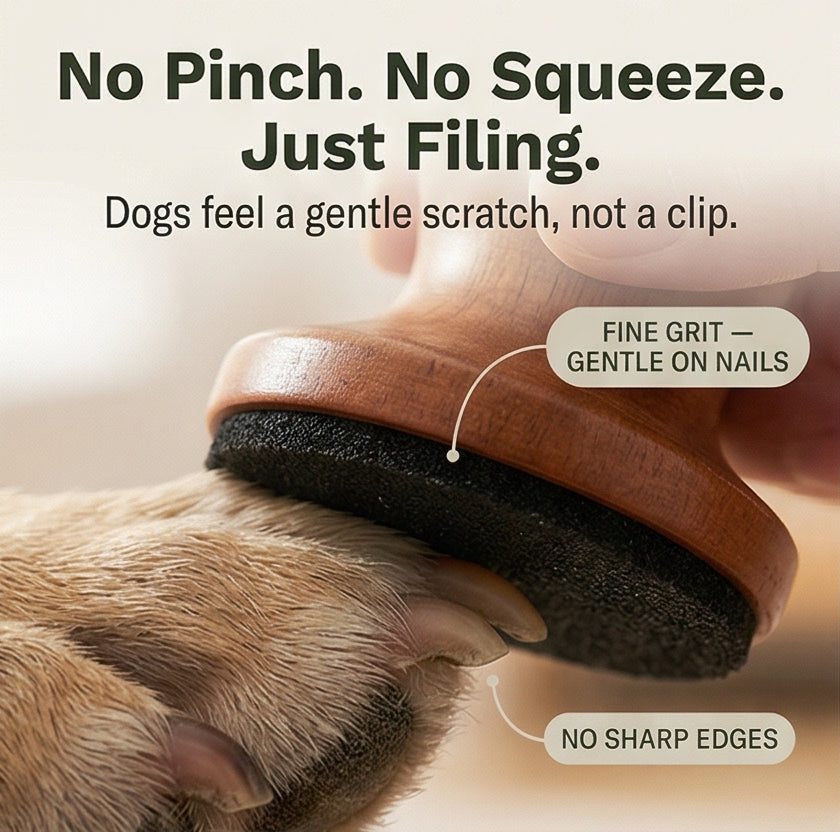 Silent Dog Nail File with 3 Sanding Pads