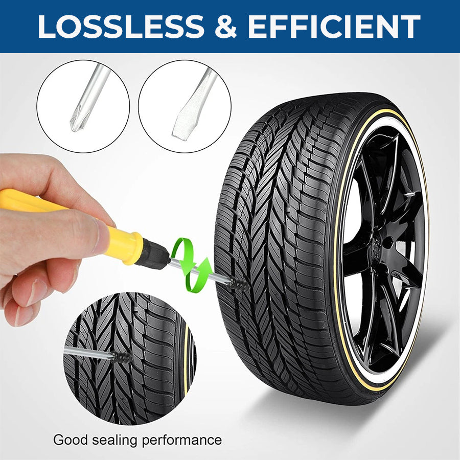 🔥 Last Day 50% OFF 🔥 100 PCS Self-Sealing Tire Repair Rubber Nails Kit with 2 Sizes