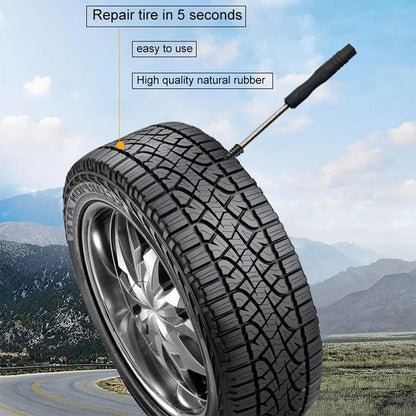🔥 Last Day 50% OFF 🔥 100 PCS Self-Sealing Tire Repair Rubber Nails Kit with 2 Sizes