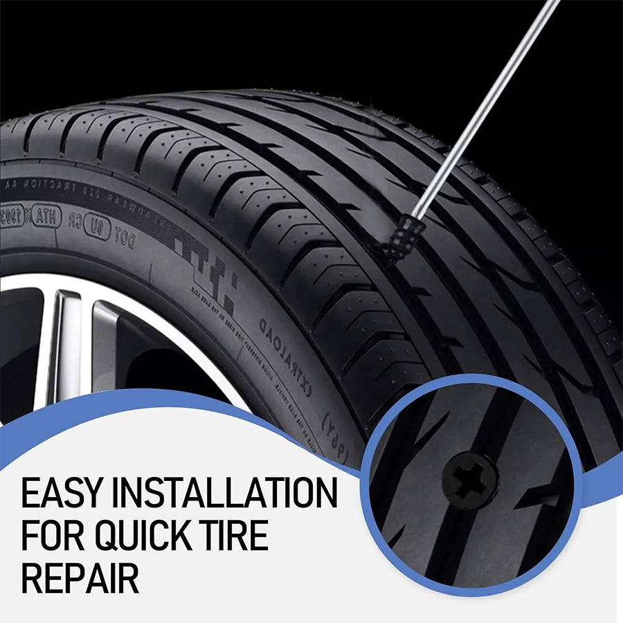 🔥 Last Day 50% OFF 🔥 100 PCS Self-Sealing Tire Repair Rubber Nails Kit with 2 Sizes
