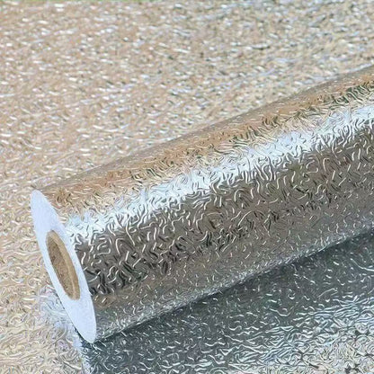 🔥Peel & Stick Aluminum Foil Wallpaper, Waterproof Oil Proof Contact Paper for Kitchen
