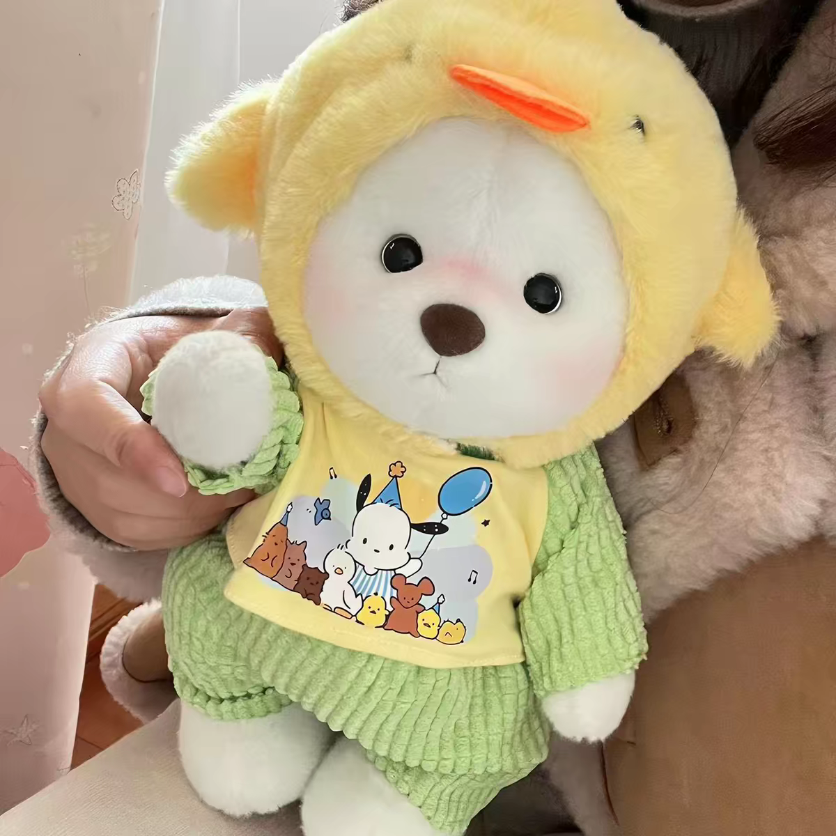 🐻The teddy bear knows how to wear clothes