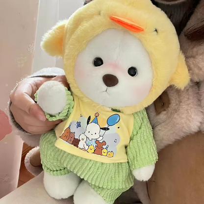 🐻The teddy bear knows how to wear clothes
