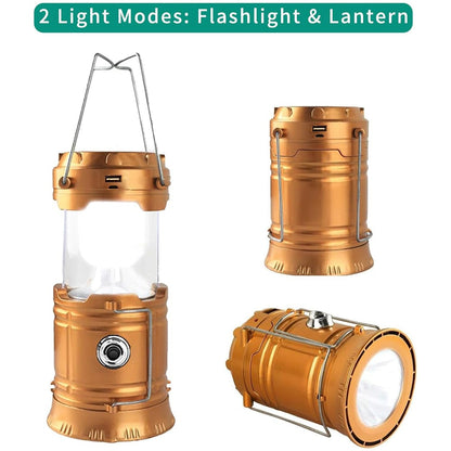 🔥HOT SALE🔦 Solar Rechargeable LED Camping Light