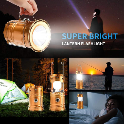 🔥HOT SALE🔦 Solar Rechargeable LED Camping Light
