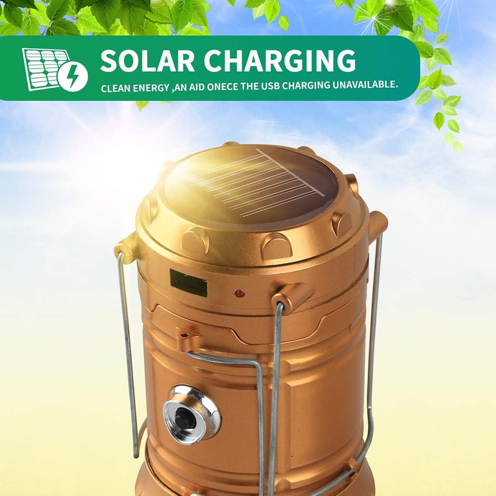 🔥HOT SALE🔦 Solar Rechargeable LED Camping Light
