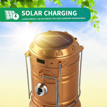 🔥HOT SALE🔦 Solar Rechargeable LED Camping Light